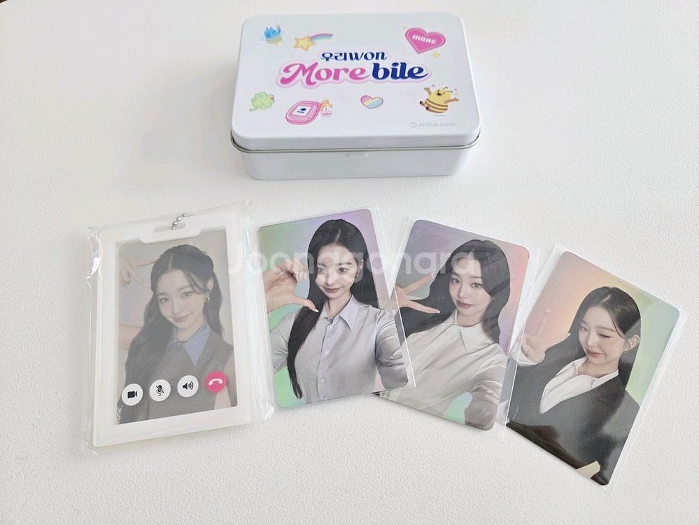 아이브 장원영 포토카드4장+케이스 (우리원모바일굿즈)--0