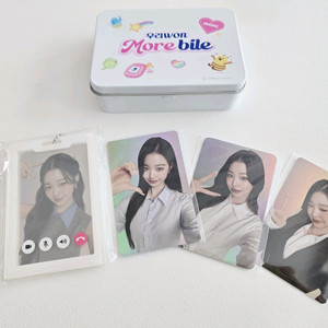 아이브 장원영 포토카드4장+케이스 (우리원모바일굿즈)