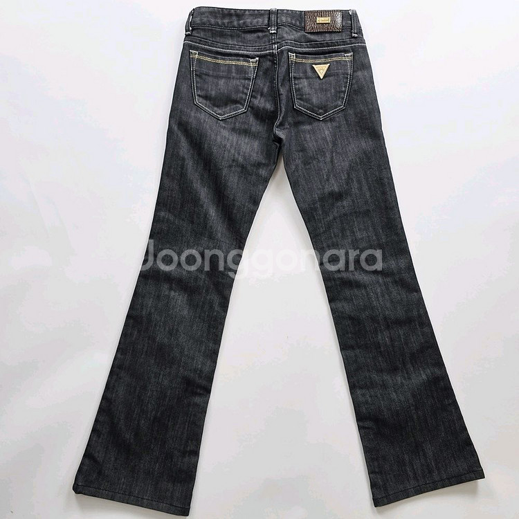 게스 청바지 부츠컷 진청 약스판 사이즈25 R2411--0
