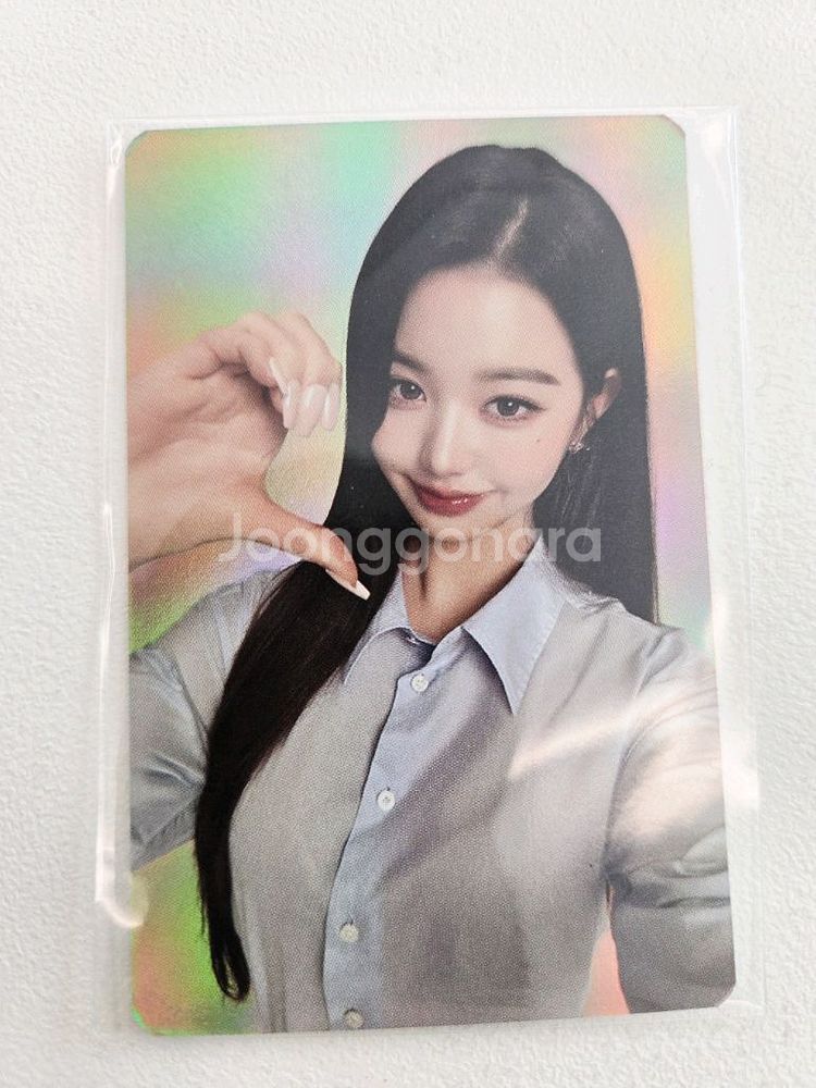 아이브 장원영 포토카드4장+케이스 (우리원모바일굿즈)--4