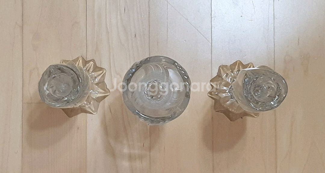 [정품 Lenox] 독일제 크리스털 화병 + 촛대 세트--1