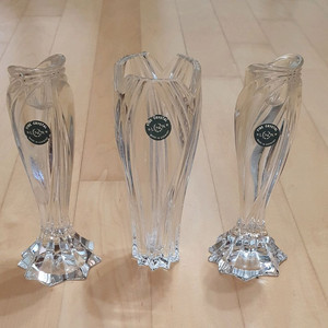 [정품 Lenox] 독일제 크리스털 화병 + 촛대 세트
