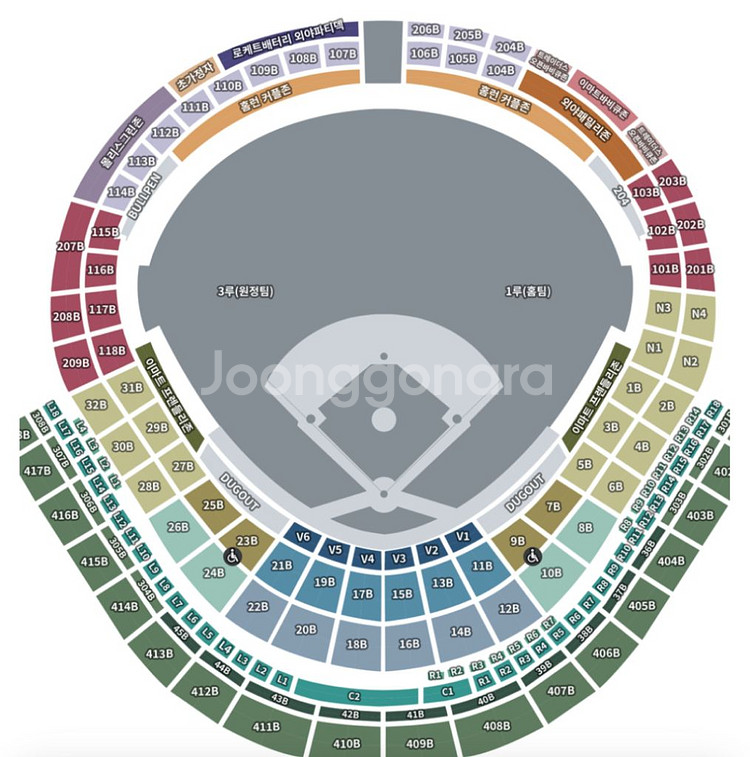 준플레이오프 2차전 외야패밀리석--0