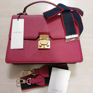 새상품 러브캣 소가죽가방 398000