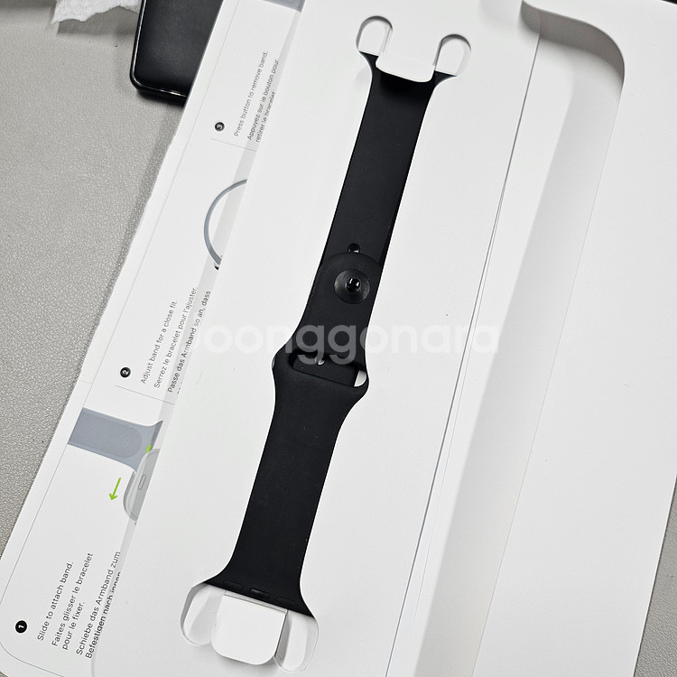 애플워치10 46mm GPS 제트블랙 풀박--1