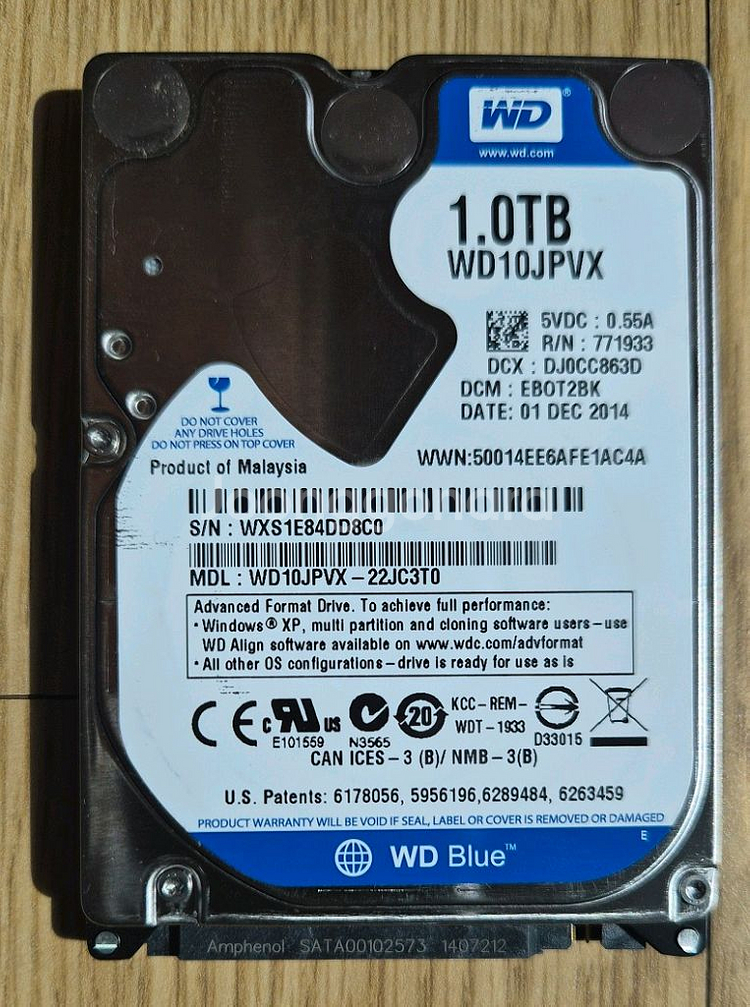 USB처름 사용 가능한 WD 1TB HDD와 외장하드--1