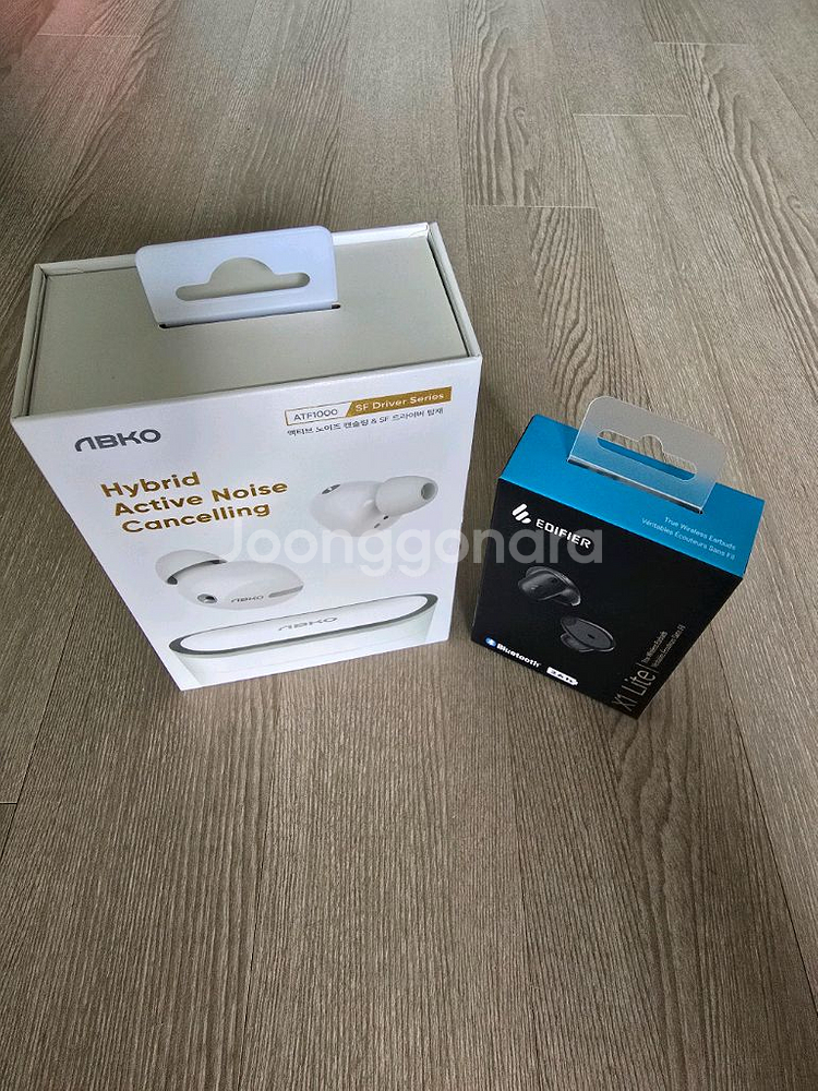 블루투스 이어폰 2종 앱코 ATF1000,에디파이어X1--8