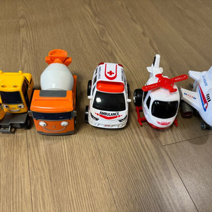 타요 중장비 장난감 미니카 비행기 구급차 헬리콥터