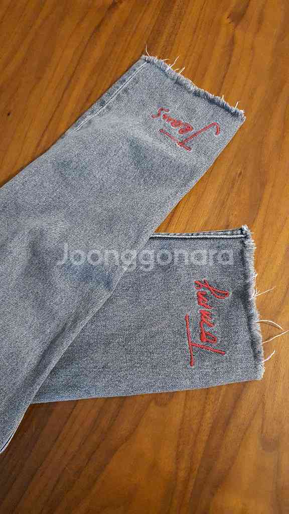 Tommy Jeans 토미힐피거 돌청바지--7