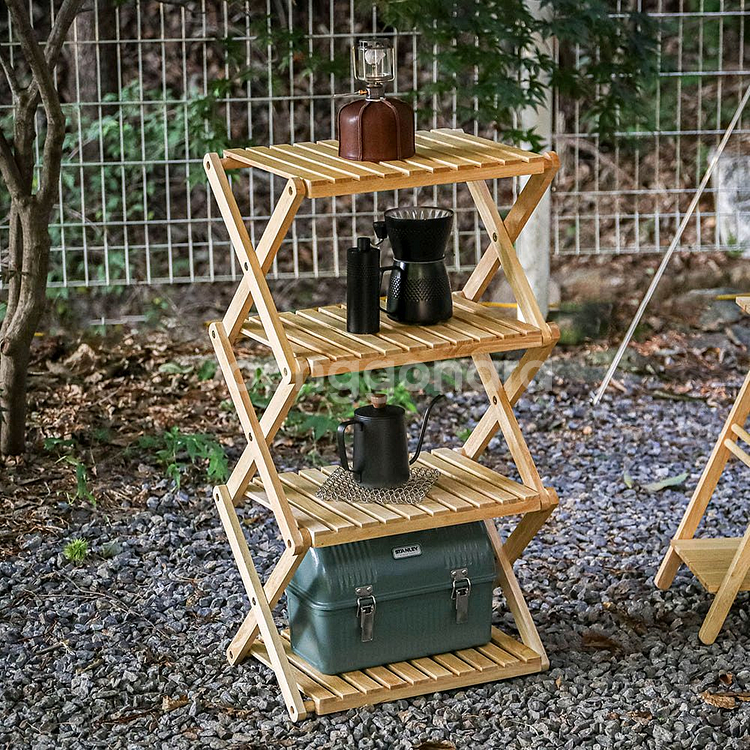 캠핑덕 4단 선반 세제품 판매합니다--0