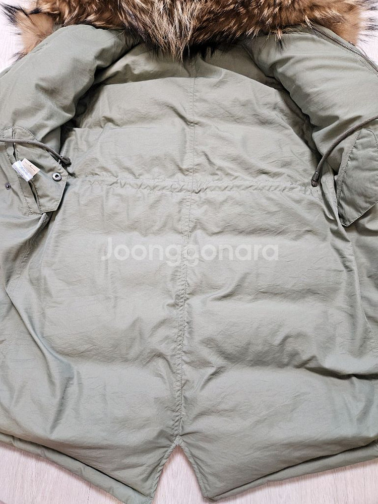 미미씨엘 라쿤 야상 구스패딩 2XL(130)--1