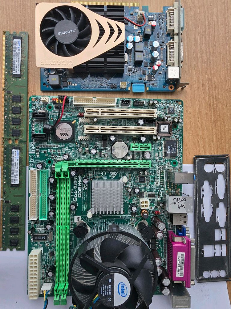 Q6600 cpu 메인보드팝니다--0