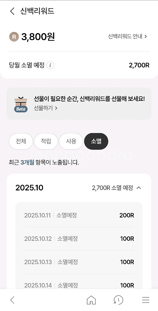 신백리워드 3800점 > 1900원--0