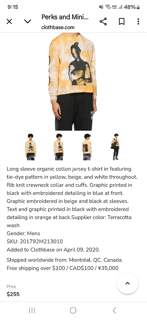 [105~110]퍽스앤미니 자수 롱슬리브 긴팔티--3