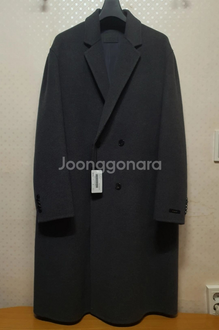 질스튜어트 뉴욕 / 다크그레이 세미오버핏 울캐시미어 더--1