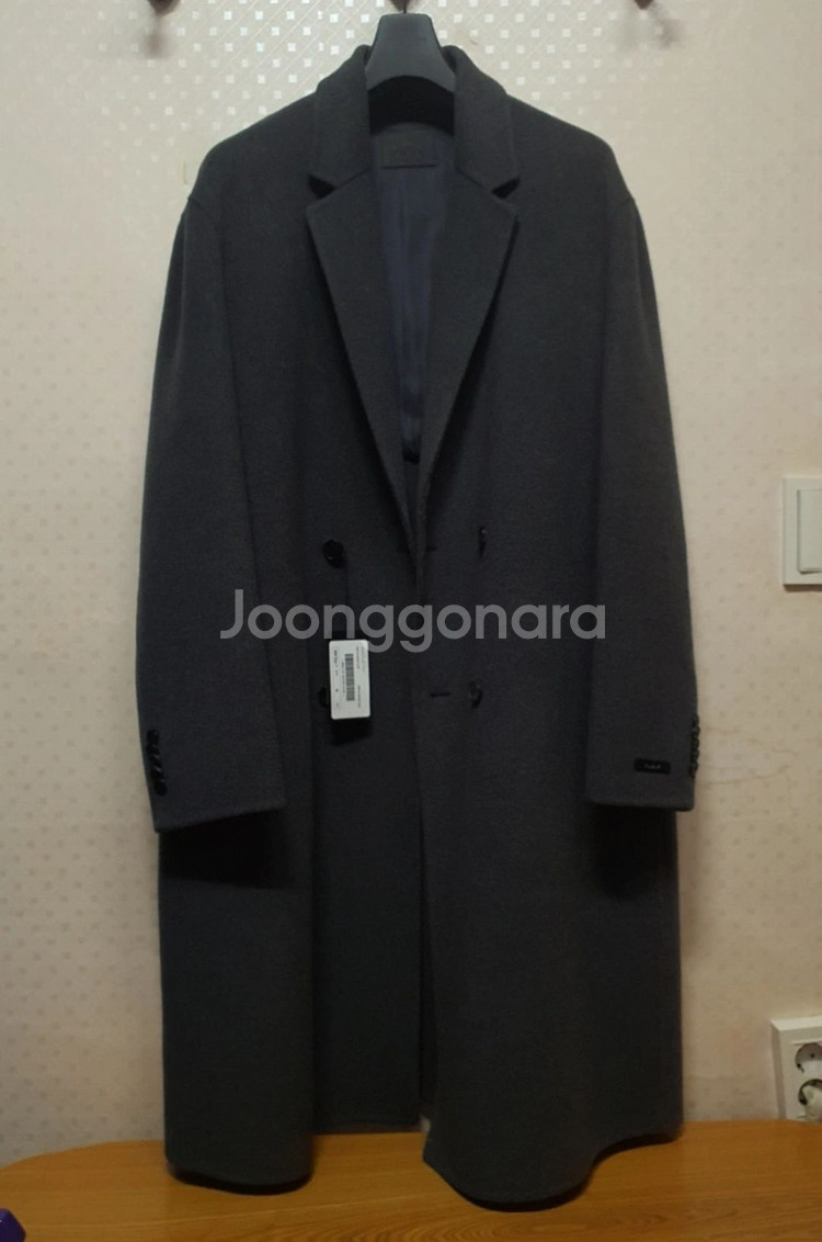 질스튜어트 뉴욕 / 다크그레이 세미오버핏 울캐시미어 더--2