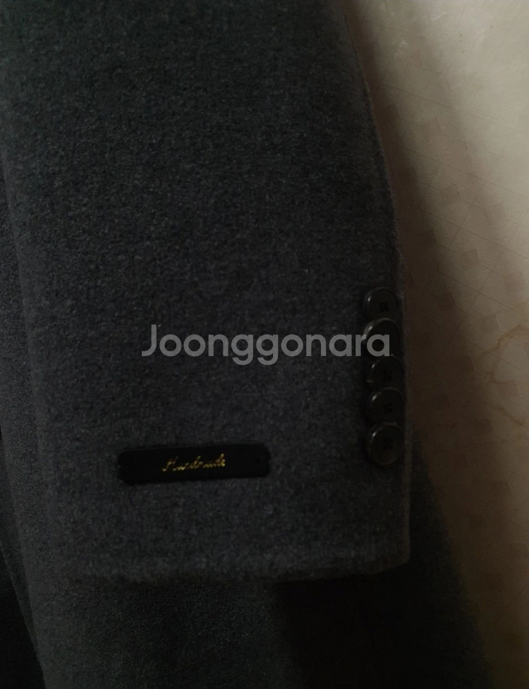 질스튜어트 뉴욕 / 다크그레이 세미오버핏 울캐시미어 더--5