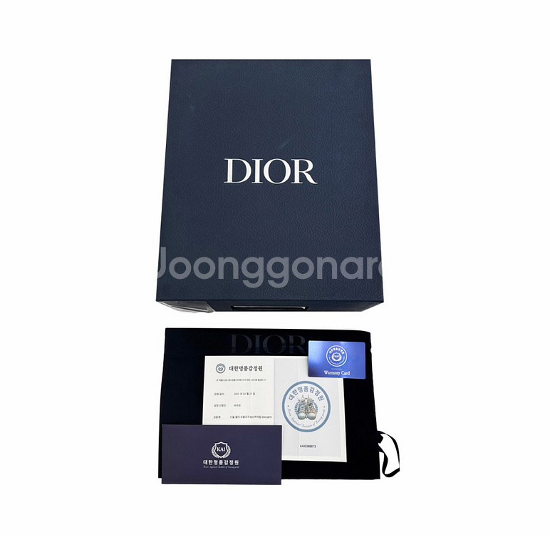 44] 디올 남성 B23 오블리크 하이탑 스니커즈 멀티--9