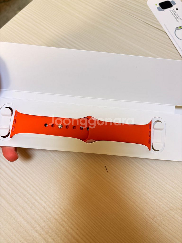 애플워치 에르메스 오랑쥬 스포츠 밴드 41mm--0