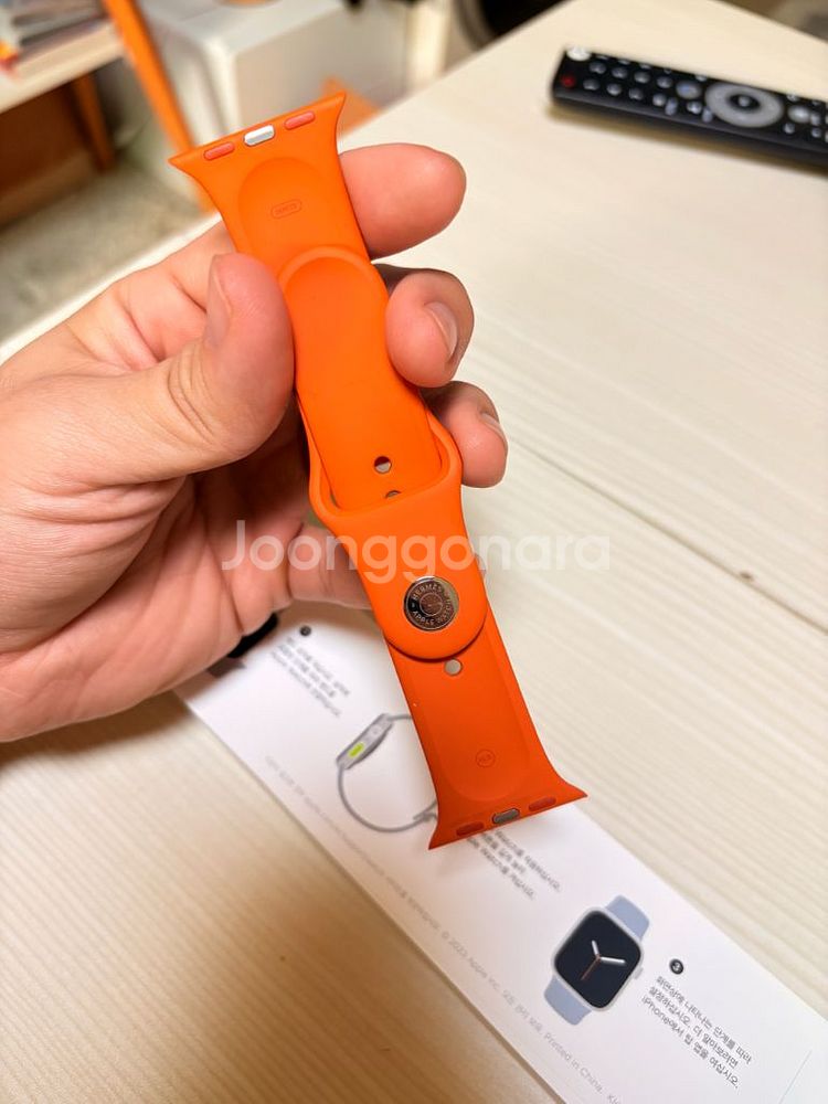 애플워치 에르메스 오랑쥬 스포츠 밴드 41mm--2