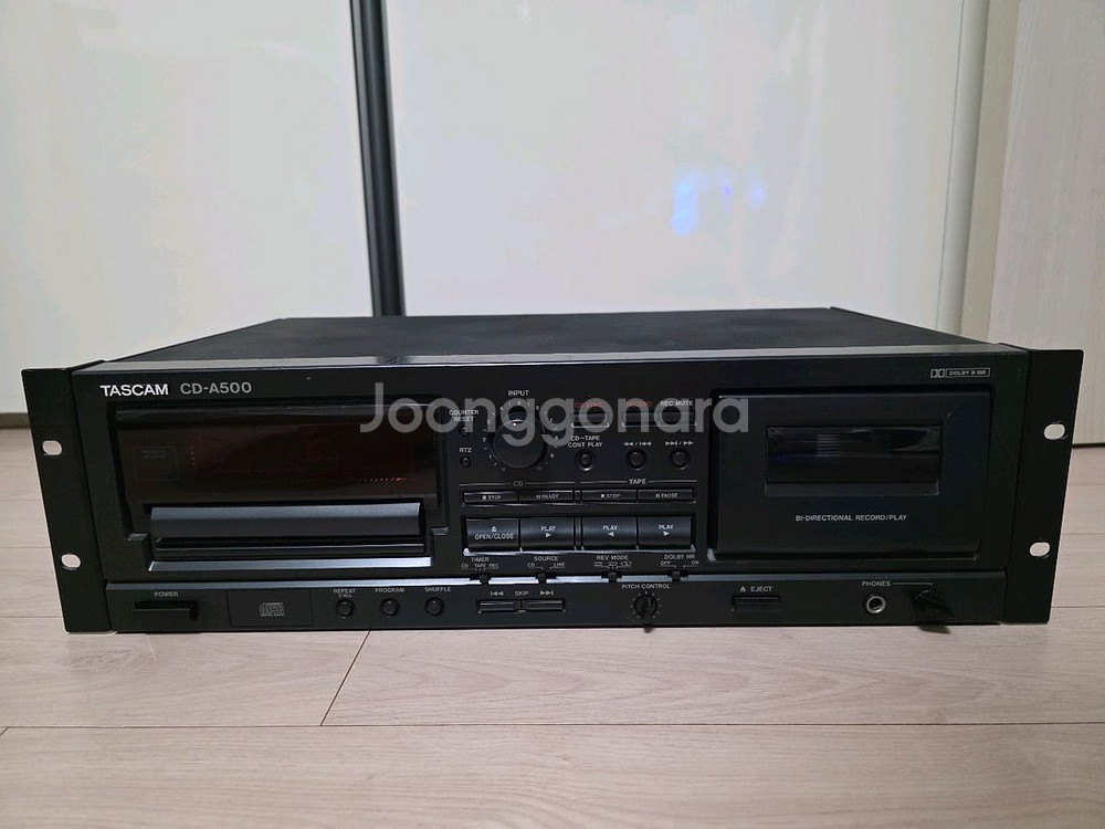 타스캠 CD-A500 CD/데크 플레이어--0