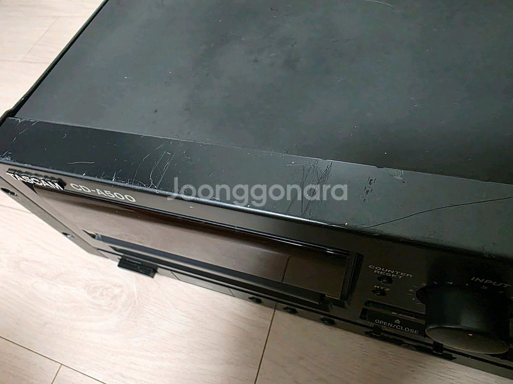 타스캠 CD-A500 CD/데크 플레이어--5