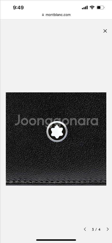 새상품 몽블랑 106653 마이스터스튁 포켓 카드지갑--5
