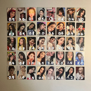 레드벨벳 아이린 슬기 웬디 조이 예리 포카 양도 이미지