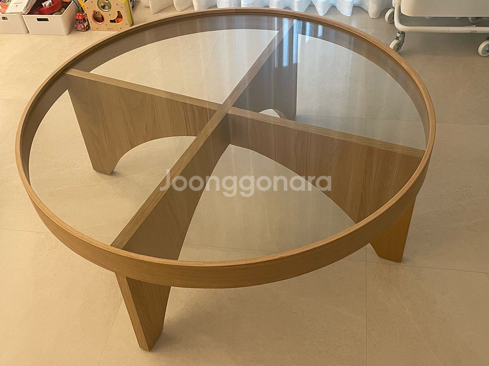 이케아 스톡홀름 커피테이블--3