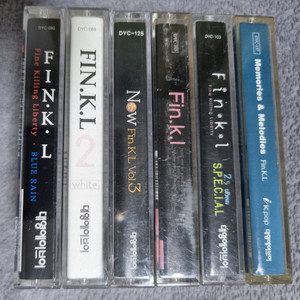 핑클 1-4집 2.5집 3.5집 총6장 / 카세트테이프