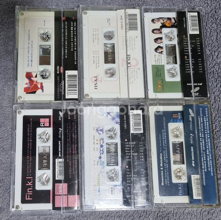 핑클 1-4집 2.5집 3.5집 총6장 / 카세트테이프--2