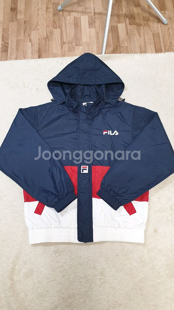 [남성95] 정품 휠라 점퍼 바람막이점퍼 새것수준 무배--0