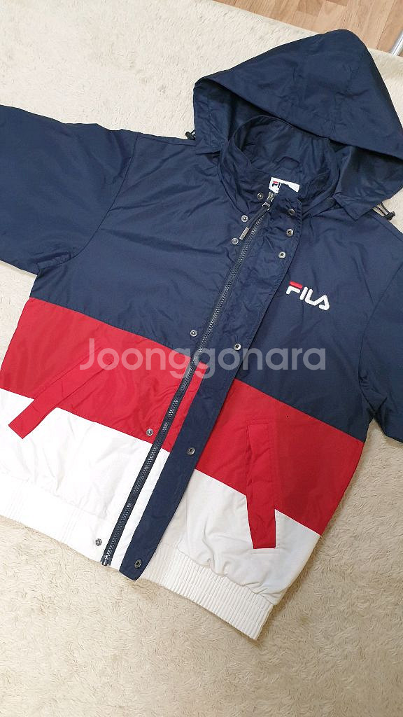 [남성95] 정품 휠라 점퍼 바람막이점퍼 새것수준 무배--4