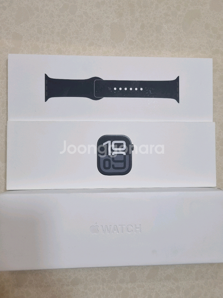 애플워치 10 (GPS) 시리즈 46mm 제트블랙 풀박--0