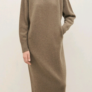 더캐시미어 캐시미어100 니트원피스S