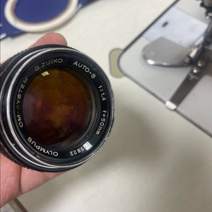 올림푸스 G.Zuiko 50mm f1.4 수동 렌즈