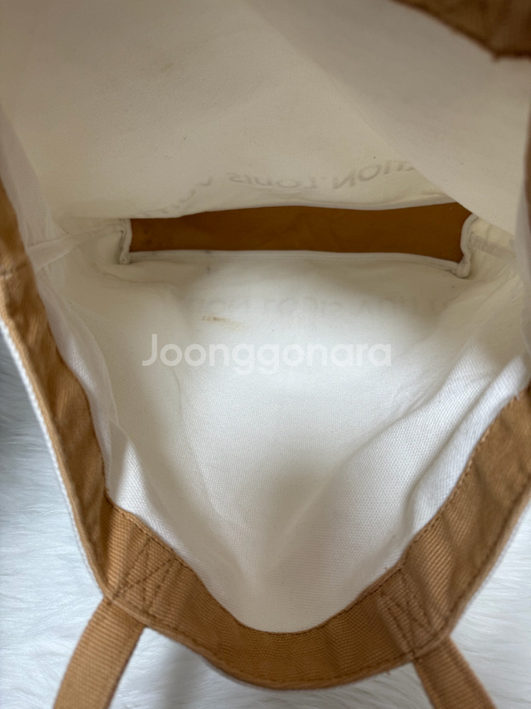정품 루이비통 에코백 천가방--4