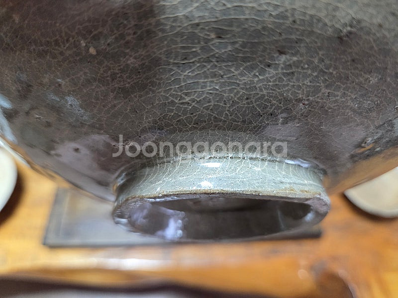 고미술품 고려청자 찌글이 청자접시--6