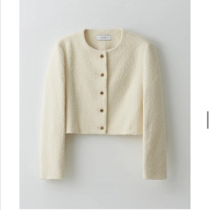 노티아 크롭 트위드 자켓 S