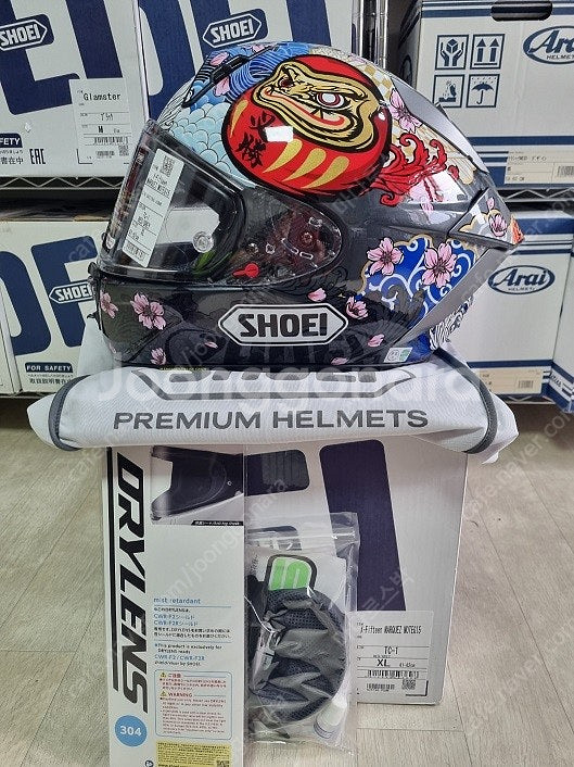 쇼에이 쇼웨이 X-15 마르케즈 모테기5 한정판헬멧--0