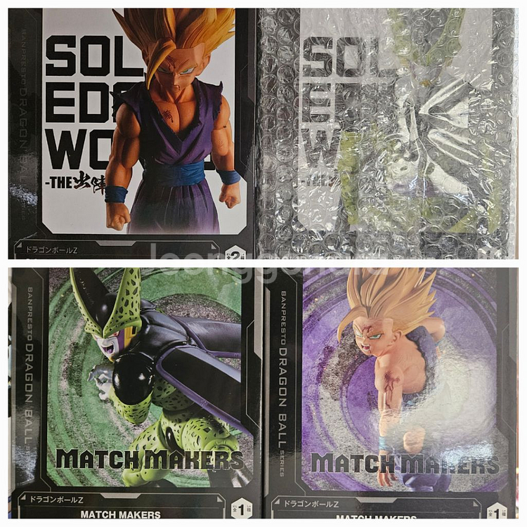 반프레스토 드래곤볼 매치메이커 손오반,셀 4종--0