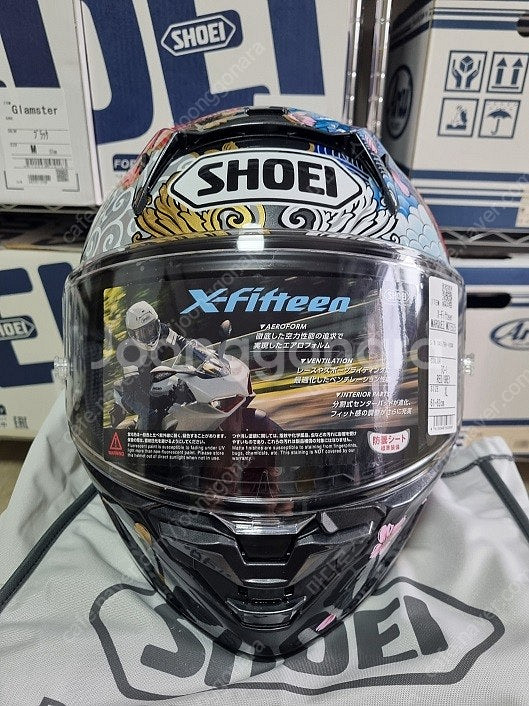 쇼에이 쇼웨이 X-15 마르케즈 모테기5 한정판헬멧--1