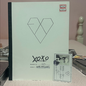 새상품) 엑소exo 늑대와미녀한국어앨범+백현포카