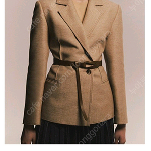 랑방컬렉션 벨티드 자켓