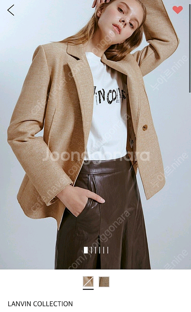 랑방컬렉션 벨티드 자켓--1