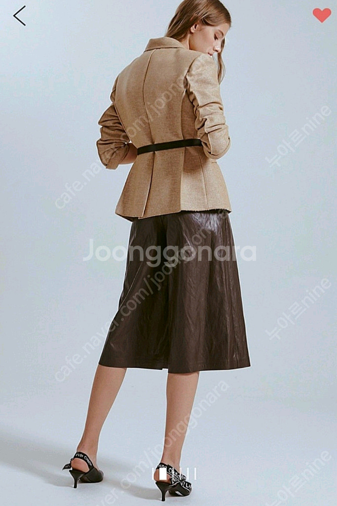 랑방컬렉션 벨티드 자켓--2