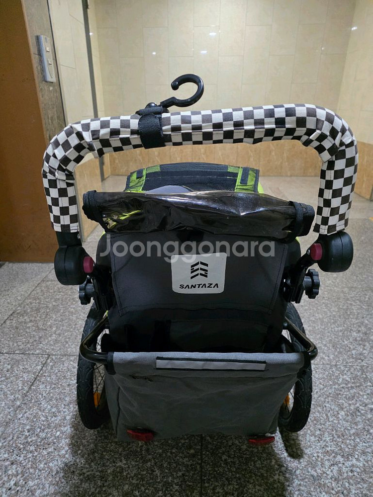 산타자 자전거 트레일러 팝니다 1인용--2