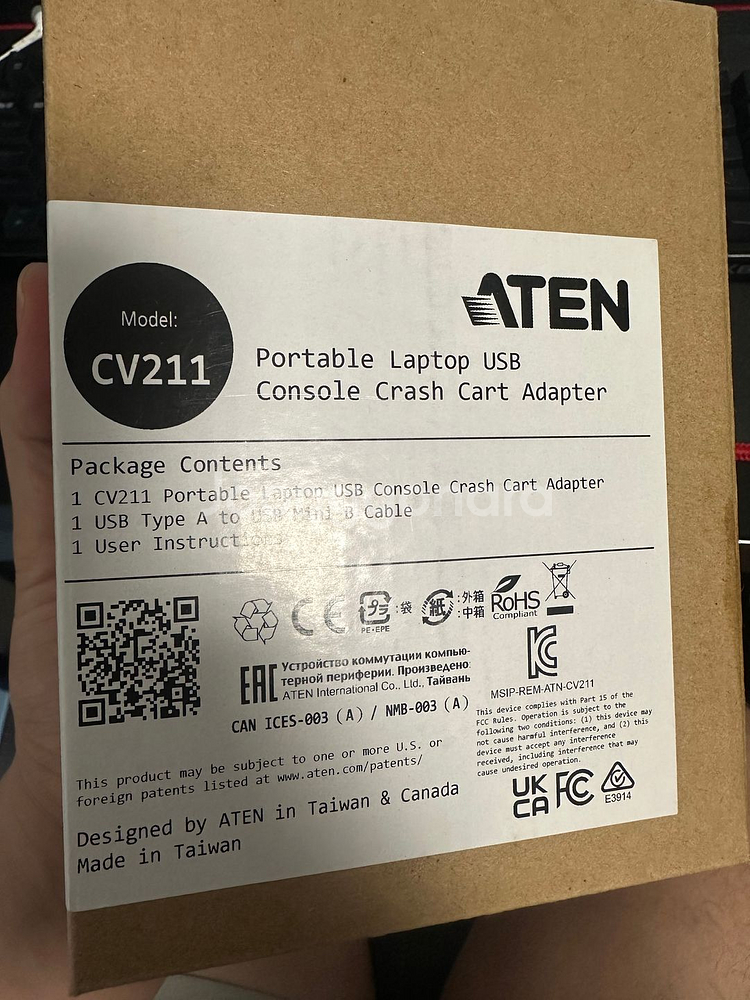 ATEN(에이텐) CV211 랩탑 USB 콘솔--0