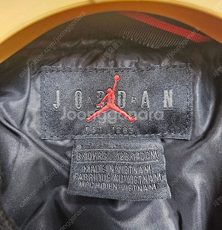 에어조던 키즈 항공점퍼 패딩점퍼 (8~10) MJ34--4