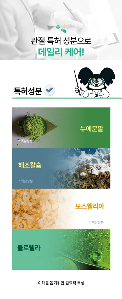 강아지 관절 영양제 - 닥터리코 조인트 (슬개골 디스크 이미지